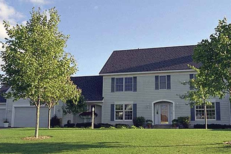Dream House Plan - Colonial Exterior - Front Elevation Plan #51-898