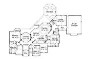 European Style House Plan - 3 Beds 3.5 Baths 3541 Sq/Ft Plan #411-464 
