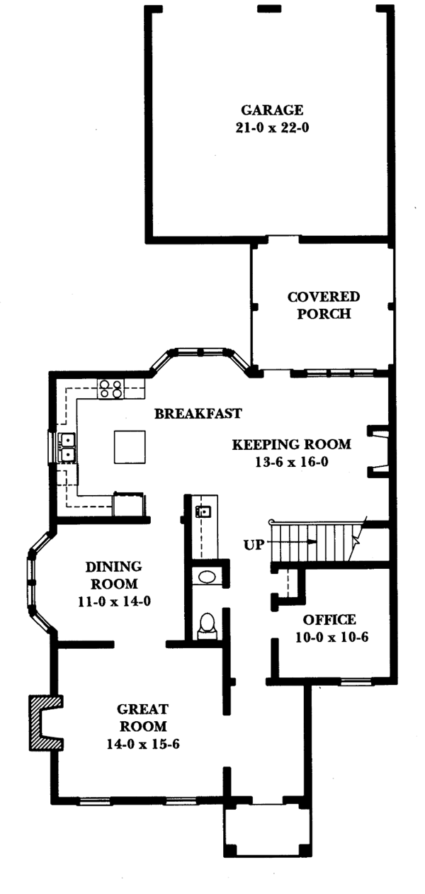 Architectural House Design - Classical Floor Plan - Main Floor Plan #1047-11