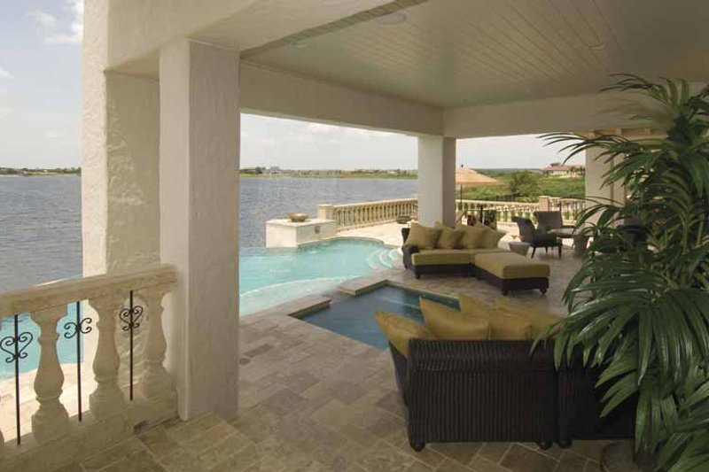 Dream House Plan - Exterior - Rear Elevation for Mediterranean House Plan #1039-1 - 5 bed, 6 bath