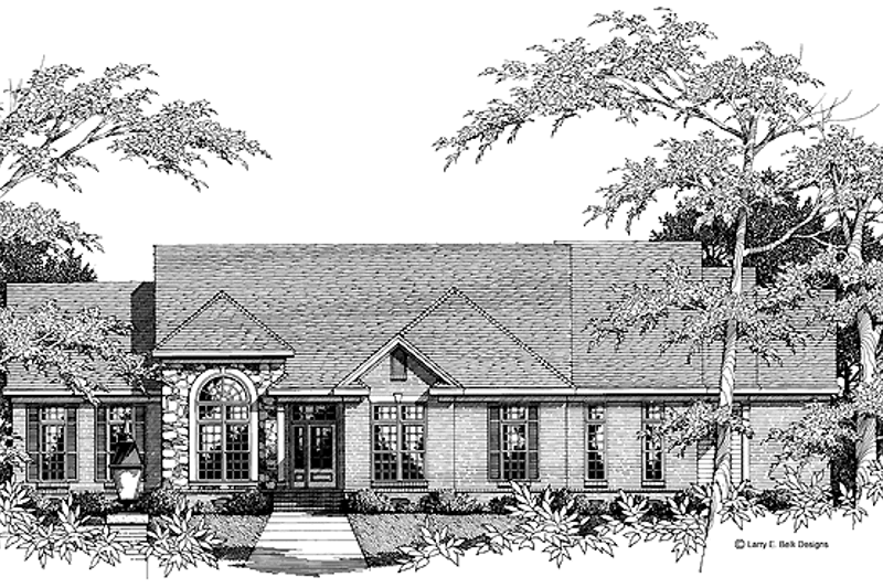 Dream House Plan - Ranch Exterior - Front Elevation Plan #952-223