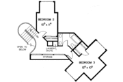 European Style House Plan - 3 Beds 3 Baths 2972 Sq/Ft Plan #60-806 