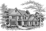 Traditional Style House Plan - 3 Beds 2.5 Baths 2717 Sq/Ft Plan #70-433 