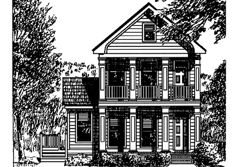 Architectural House Design - Classical Exterior - Front Elevation Plan #34-265
