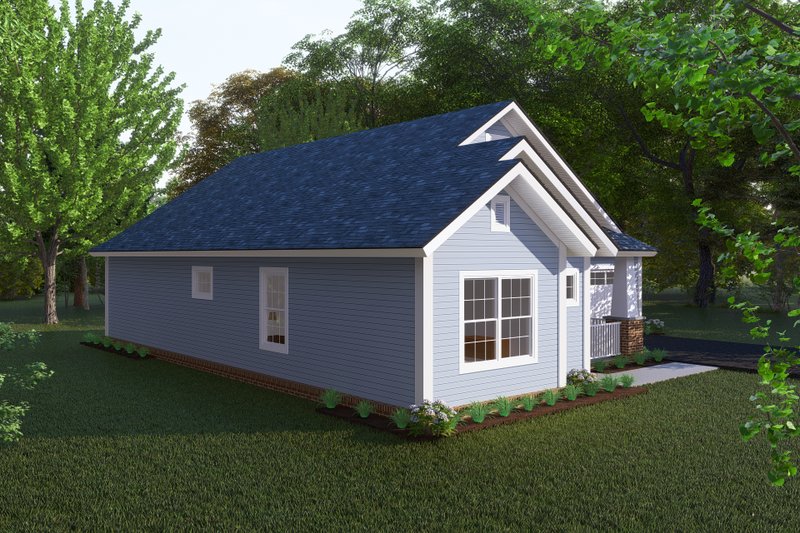 Architectural House Design - Exterior - Other Elevation 3 for Cottage House Plan #513-2210 - 3 bed, 2 bath