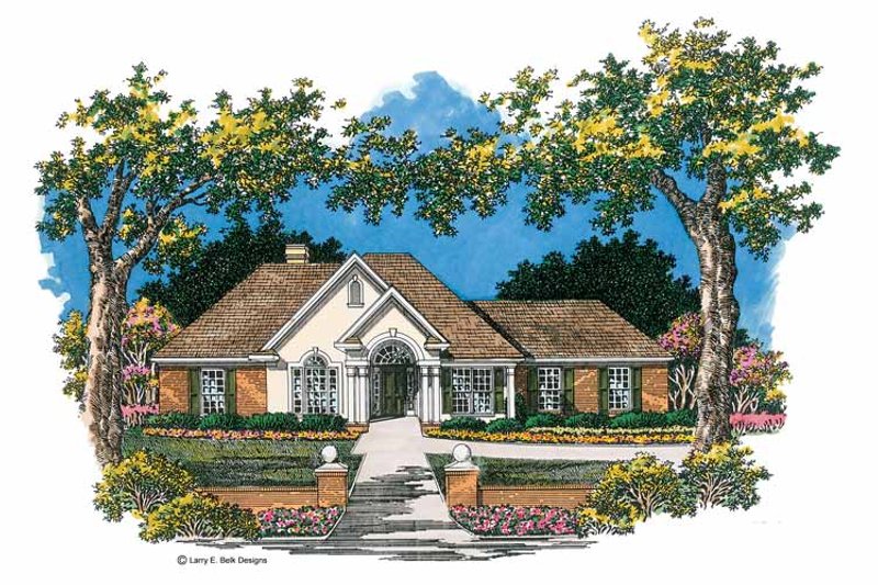 Dream House Plan - Ranch Exterior - Front Elevation Plan #952-267