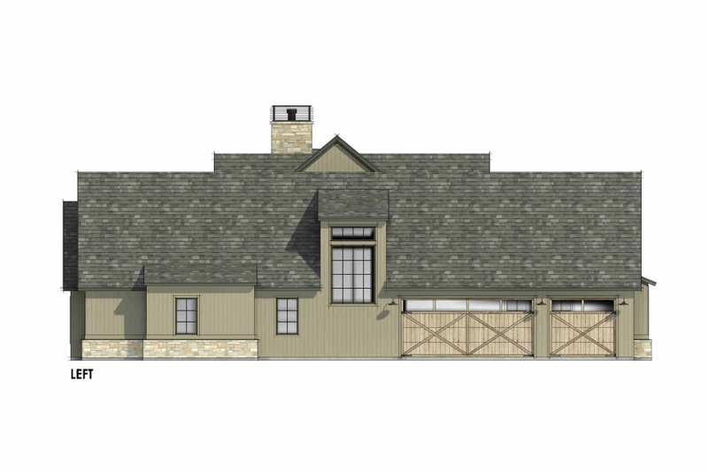 Architectural House Design - Exterior - Other Elevation for Tudor House Plan #1096-19 - 4 bed, 4.5 bath