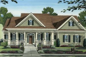 Country Exterior - Front Elevation Plan #46-778