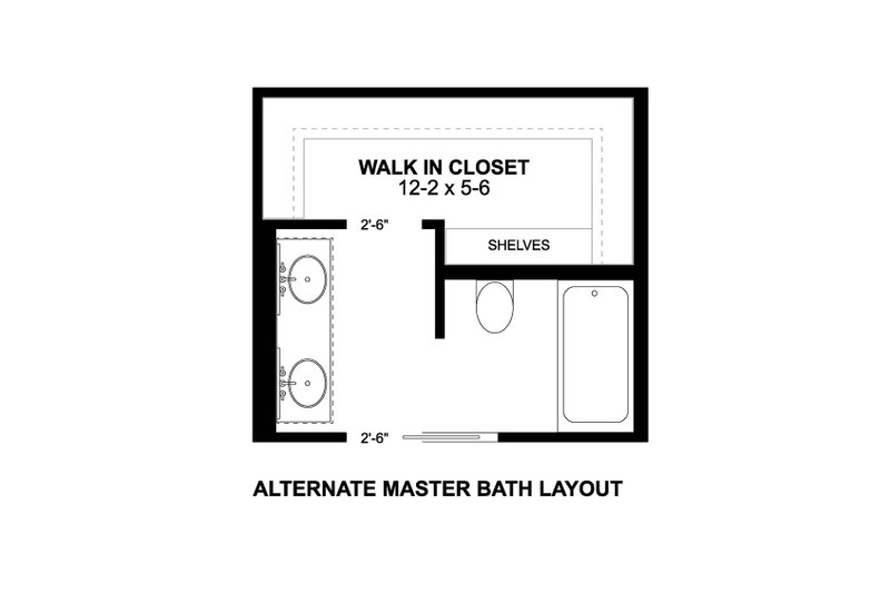 Architectural House Design - Floor Plan - Other Floor for Farmhouse House Plan #126-256 - 3 bed, 2 bath
