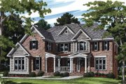 Colonial Style House Plan - 5 Beds 4.5 Baths 3266 Sq/Ft Plan #927-203 