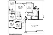 Ranch Style House Plan - 4 Beds 2 Baths 2228 Sq/Ft Plan #70-1197 
