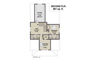 Traditional Style House Plan - 3 Beds 3.5 Baths 2272 Sq/Ft Plan #51-1257 Floor 