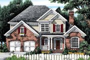 Country Style House Plan - 4 Beds 3.5 Baths 2756 Sq/Ft Plan #927-893 Exterior 