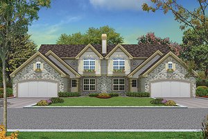 Traditional Exterior - Front Elevation Plan #57-574