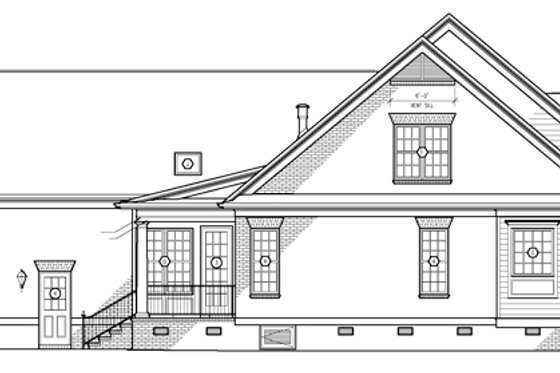 Exterior - Other Elevation 1 for Classical House Plan #1054-7 - 3 bed, 2.5 bath