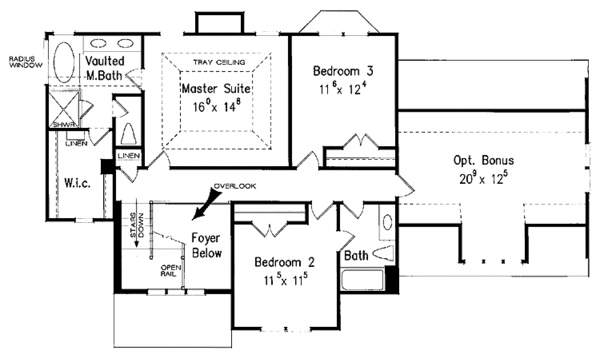 House Design - Country Floor Plan - Upper Floor Plan #927-763