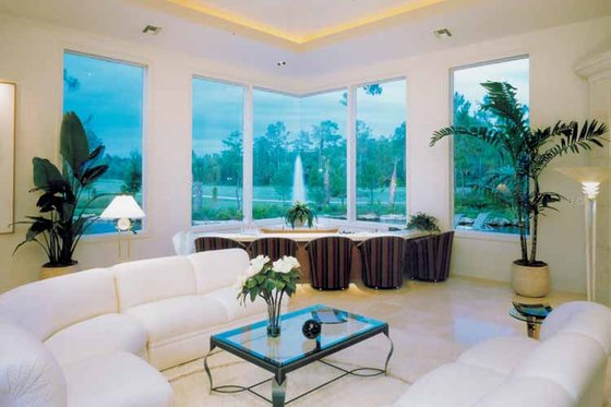 Interior - Family Room for Mediterranean House Plan #930-109 - 3 bed, 3.5 bath