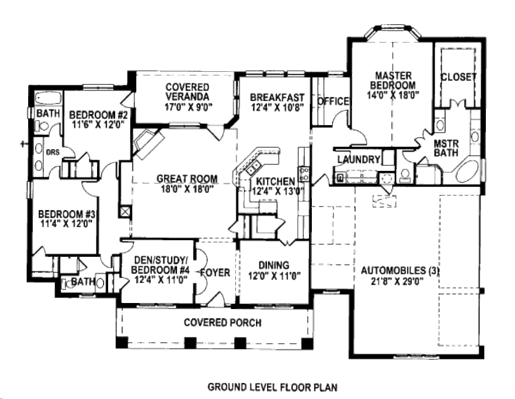 Craftsman Style House Plan 3 Beds 3 Baths 2500 Sq Ft Craftsman Style House Plan 3 Beds 3 Baths 2500 Sq Ft