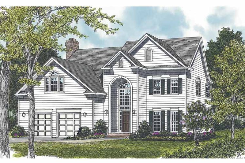 Dream House Plan - Exterior - Front Elevation 3 for Traditional House Plan #453-511 - 3 bed, 2.5 bath