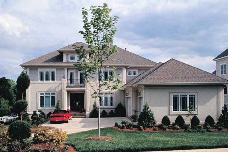 House Plan Design - Prairie Exterior - Front Elevation Plan #453-184