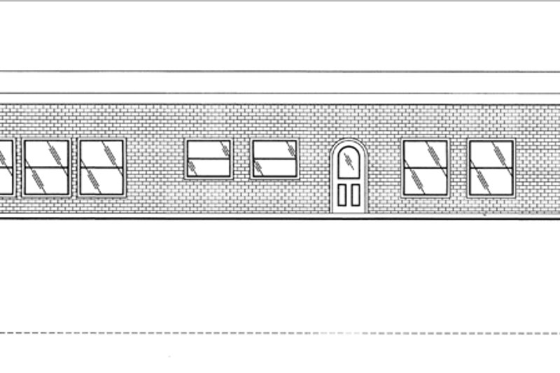 Dream House Plan - Exterior - Other Elevation 1 for Contemporary House Plan #117-853 - 3 bed, 2 bath