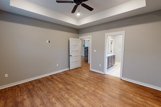 Interior - Master Bedroom for European House Plan #923-38 - 3 bed, 2 bath