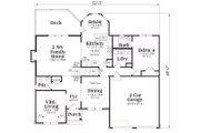 Craftsman Style House Plan - 4 Beds 3.5 Baths 2763 Sq/Ft Plan #419-165 
