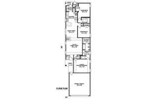 Cottage Style House Plan - 3 Beds 2 Baths 1334 Sq/Ft Plan #81-1400 ...