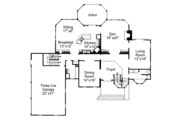 European Style House Plan - 4 Beds 3.5 Baths 4271 Sq/Ft Plan #429-10 