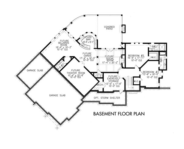 Traditional Floor Plan - Other Floor Plan #54-462