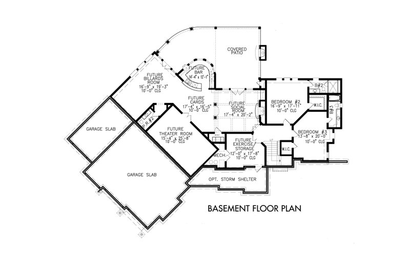 House Plan Design - Floor Plan - Other Floor for Traditional House Plan #54-462 - 3 bed, 4 bath
