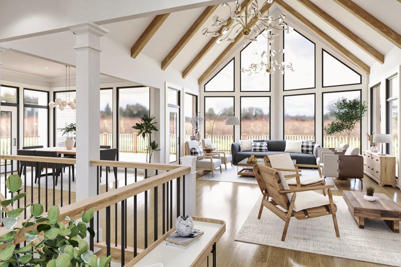 Architectural House Design - Interior - Other 1 for Traditional House Plan #54-710 - 4 bed, 4 bath