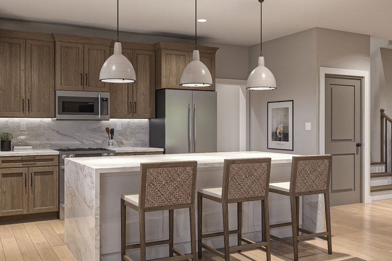Dream House Plan - Interior - Kitchen for Farmhouse House Plan #455-404 - 3 bed, 3.5 bath