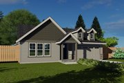 Craftsman Style House Plan - 4 Beds 2 Baths 1844 Sq/Ft Plan #53-681 