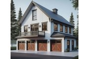 Barndominium Style House Plan - 1 Beds 2 Baths 1252 Sq/Ft Plan #515-50 