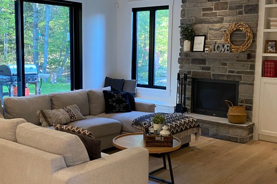 Interior - Family Room for Traditional House Plan #23-2557 - 3 bed, 2.5 bath