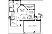 Traditional Style House Plan - 4 Beds 2.5 Baths 3069 Sq/Ft Plan #70-865 