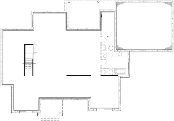 European Floor Plan - Lower Floor Plan #23-2794