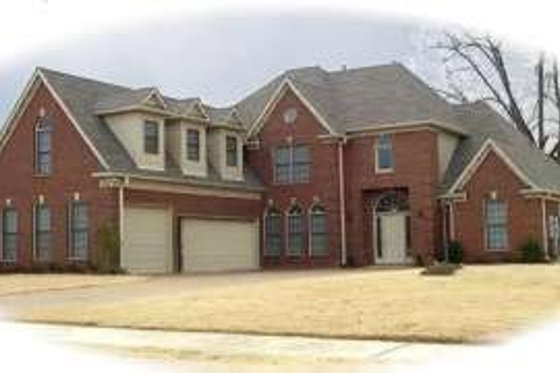 Exterior - Front Elevation for European House Plan #81-1214 - 3 bed, 4 bath