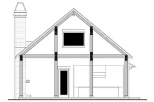Exterior - Front Elevation 4 for Traditional House Plan #430-312, 1 bath