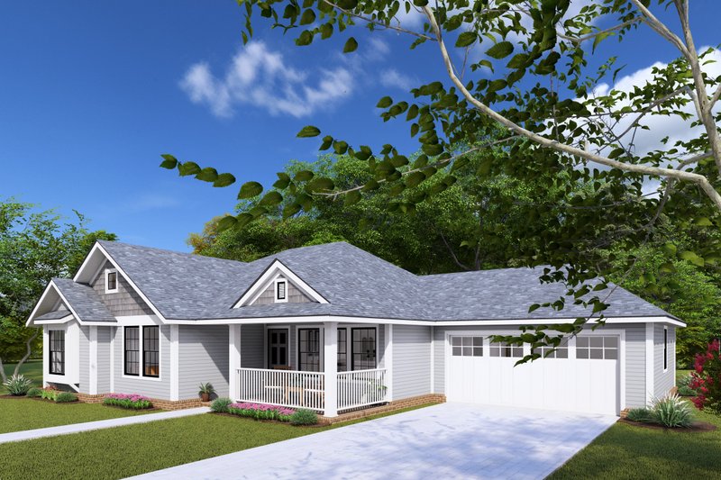 Dream House Plan - Exterior - Other Elevation for Craftsman House Plan #20-1884 - 4 bed, 2 bath