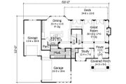 House Plan - 4 Beds 3.5 Baths 3974 Sq/Ft Plan #51-545 