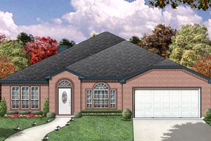 Traditional Exterior - Front Elevation Plan #84-366