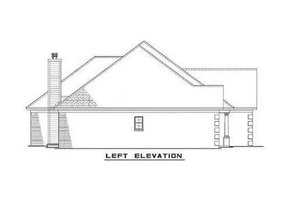Exterior - Other Elevation for Traditional House Plan #17-154 - 4 bed, 2 bath