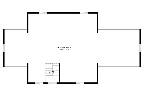House Blueprint - Traditional Floor Plan - Upper Floor Plan #1060-366