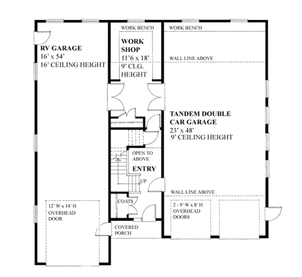 Architectural House Design - Traditional Floor Plan - Main Floor Plan #118-165