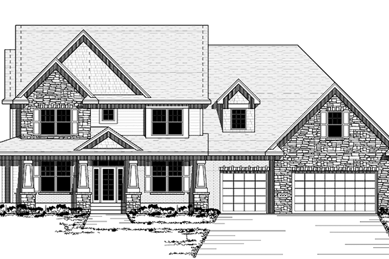 Dream House Plan - Traditional Exterior - Front Elevation Plan #51-674