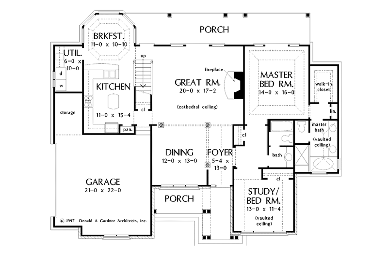 Dream House Plan - Floor Plan - Main Floor for Traditional House Plan #929-319 - 4 bed, 3 bath
