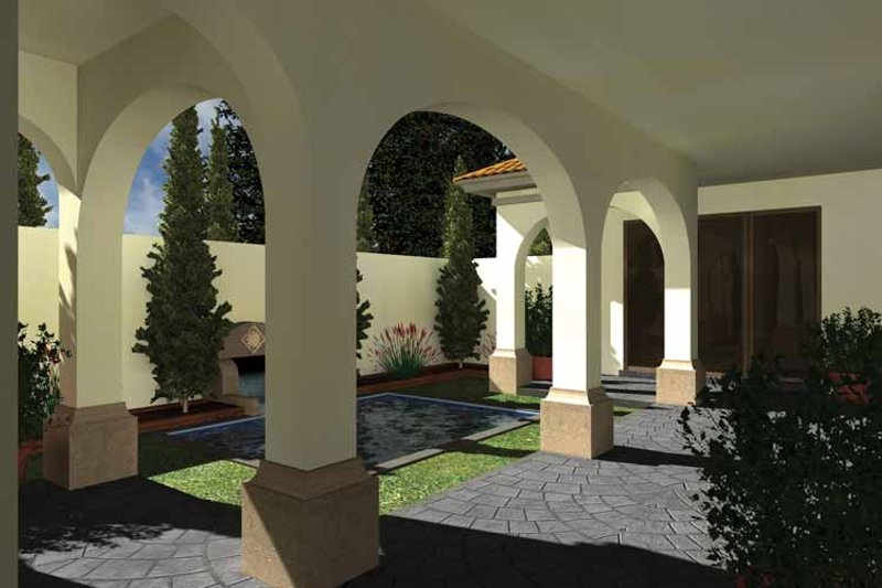 Home Plan - Exterior - Rear Elevation 2 for Mediterranean House Plan #930-435 - 3 bed, 4 bath