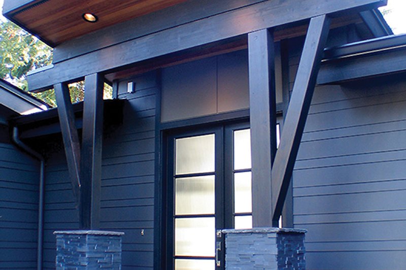 Dream House Plan - Exterior - Front Elevation 6 for Contemporary House Plan #132-563 - 3 bed, 3 bath